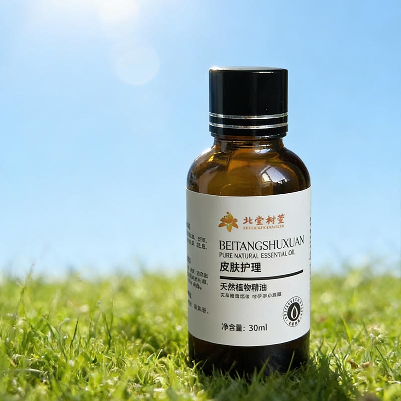 Jautrią odą raminantis eterinis aliejus